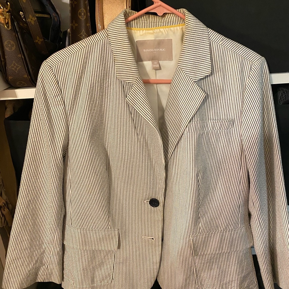 Seersucker jacket - Picture 3 of 4